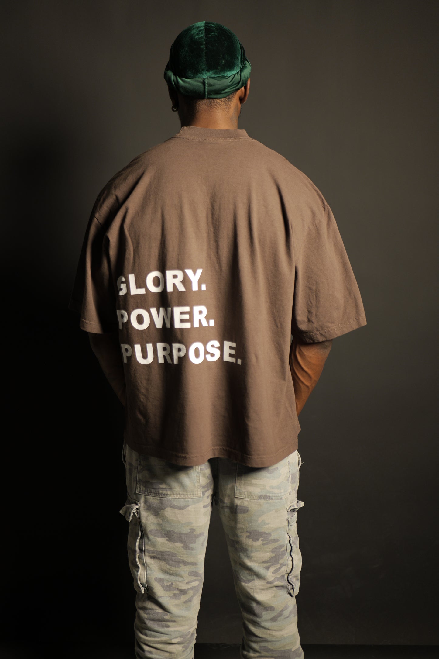 BLACKBIRD "Core Values" Oversized Tee Brown
