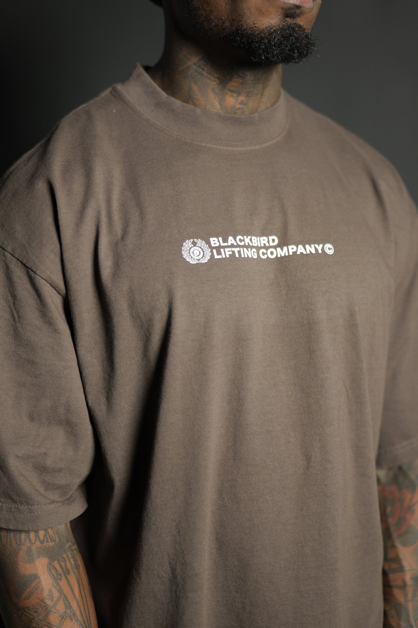 BLACKBIRD "Core Values" Oversized Tee Brown