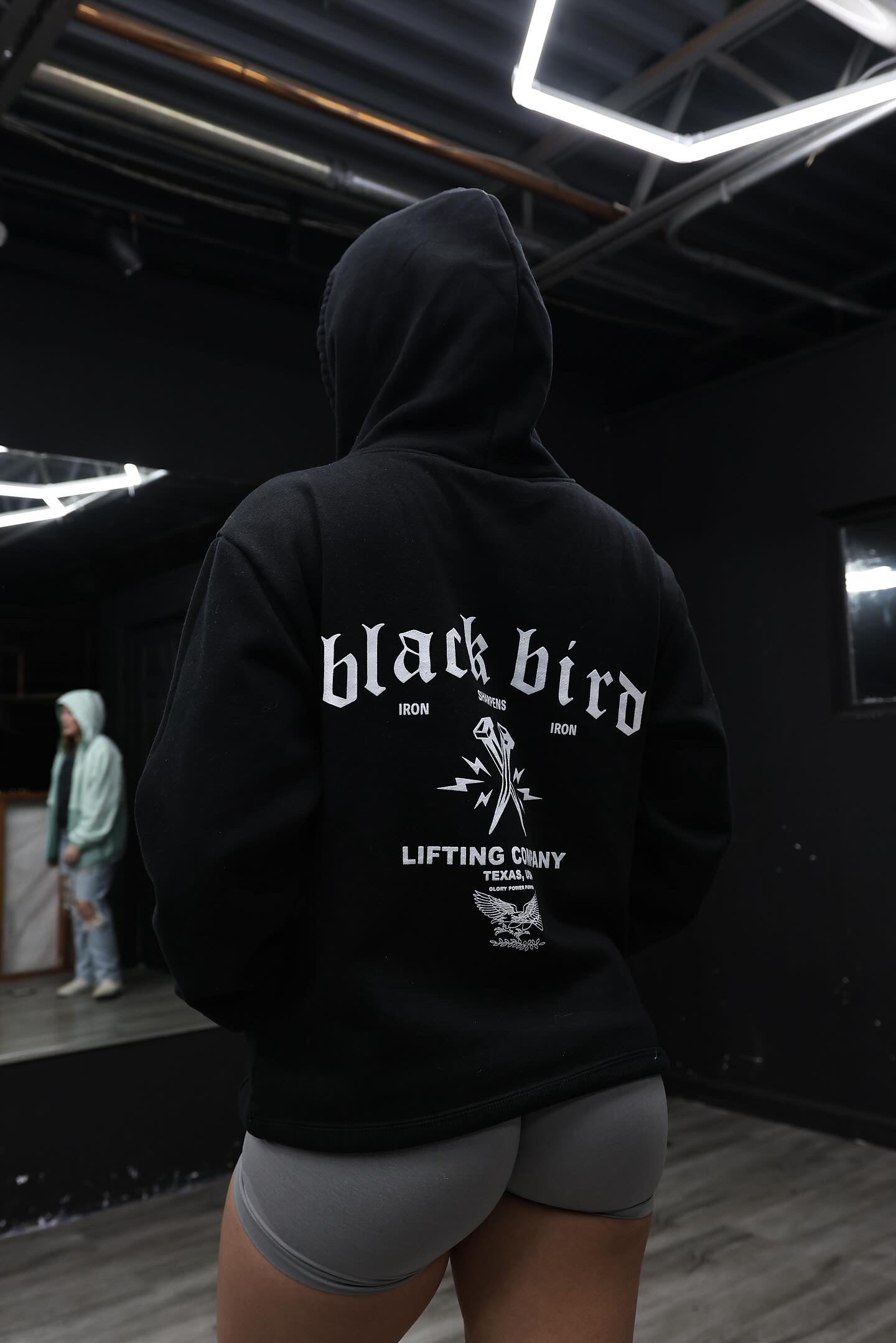 Black Iron Sharpens Iron hoodie