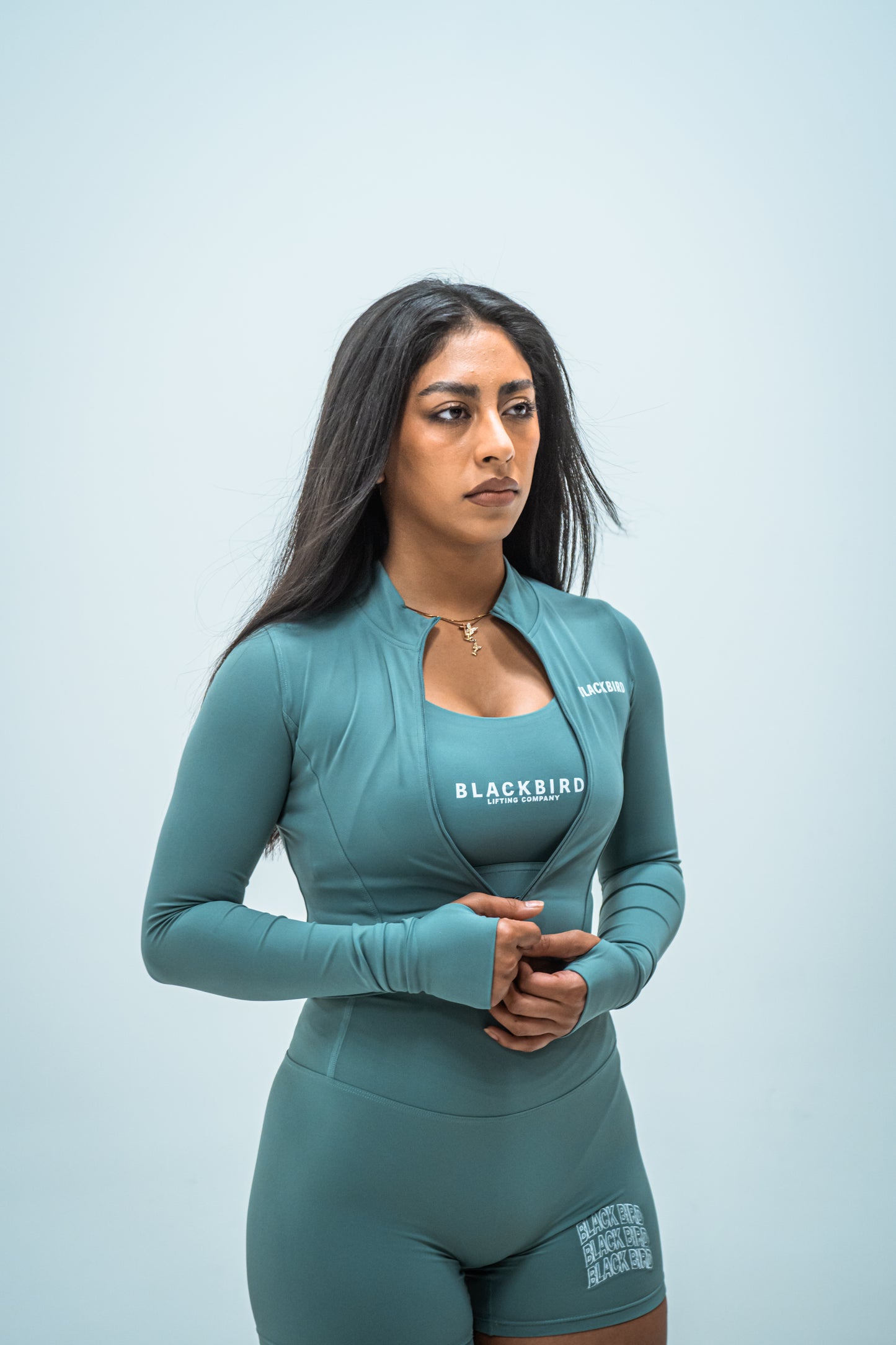 Mint Performance Long Sleeve Jacket