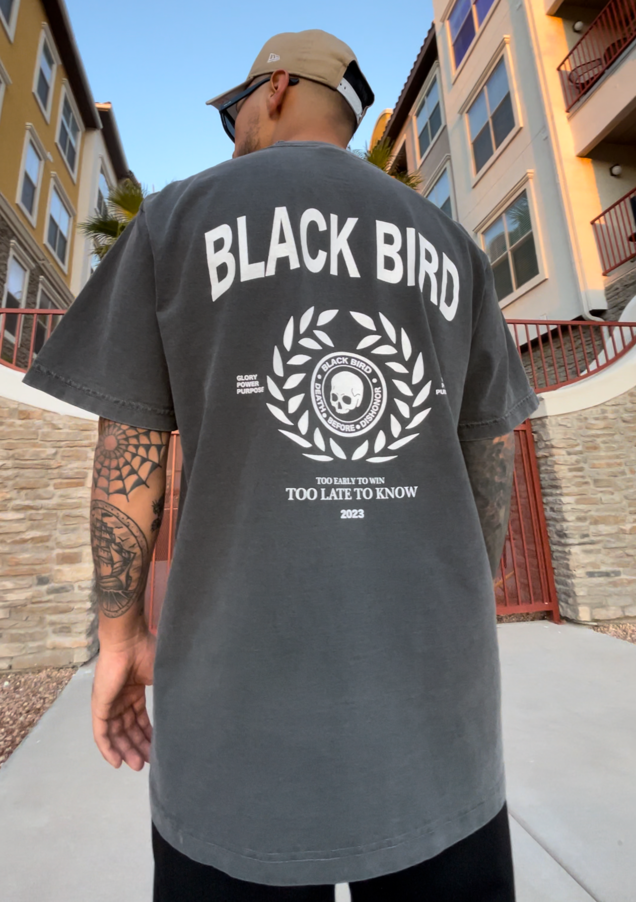 Black Bird Victory Tee