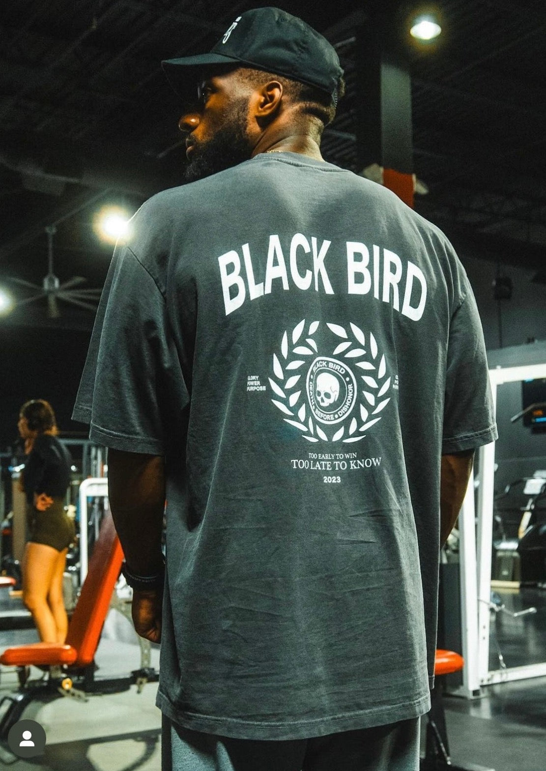 Black Bird Victory Tee