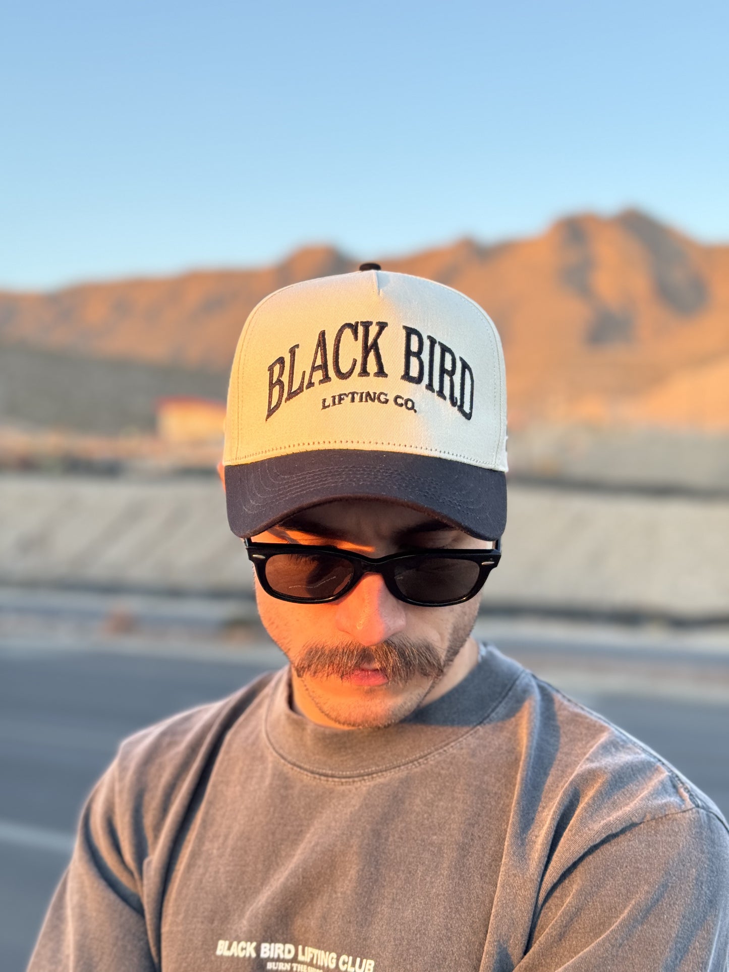 BlackBird Signature Off-white A-Frame Hat