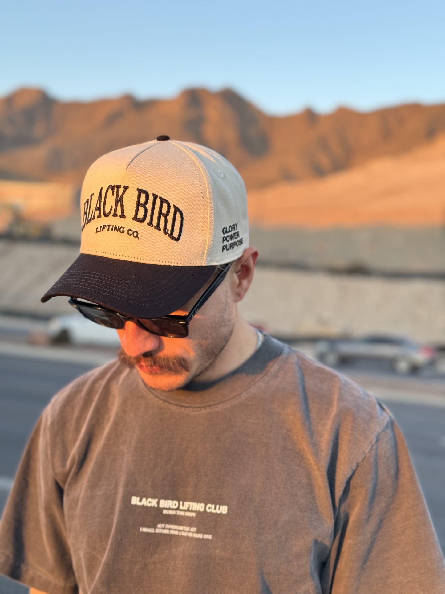 BlackBird Signature Off-white A-Frame Hat