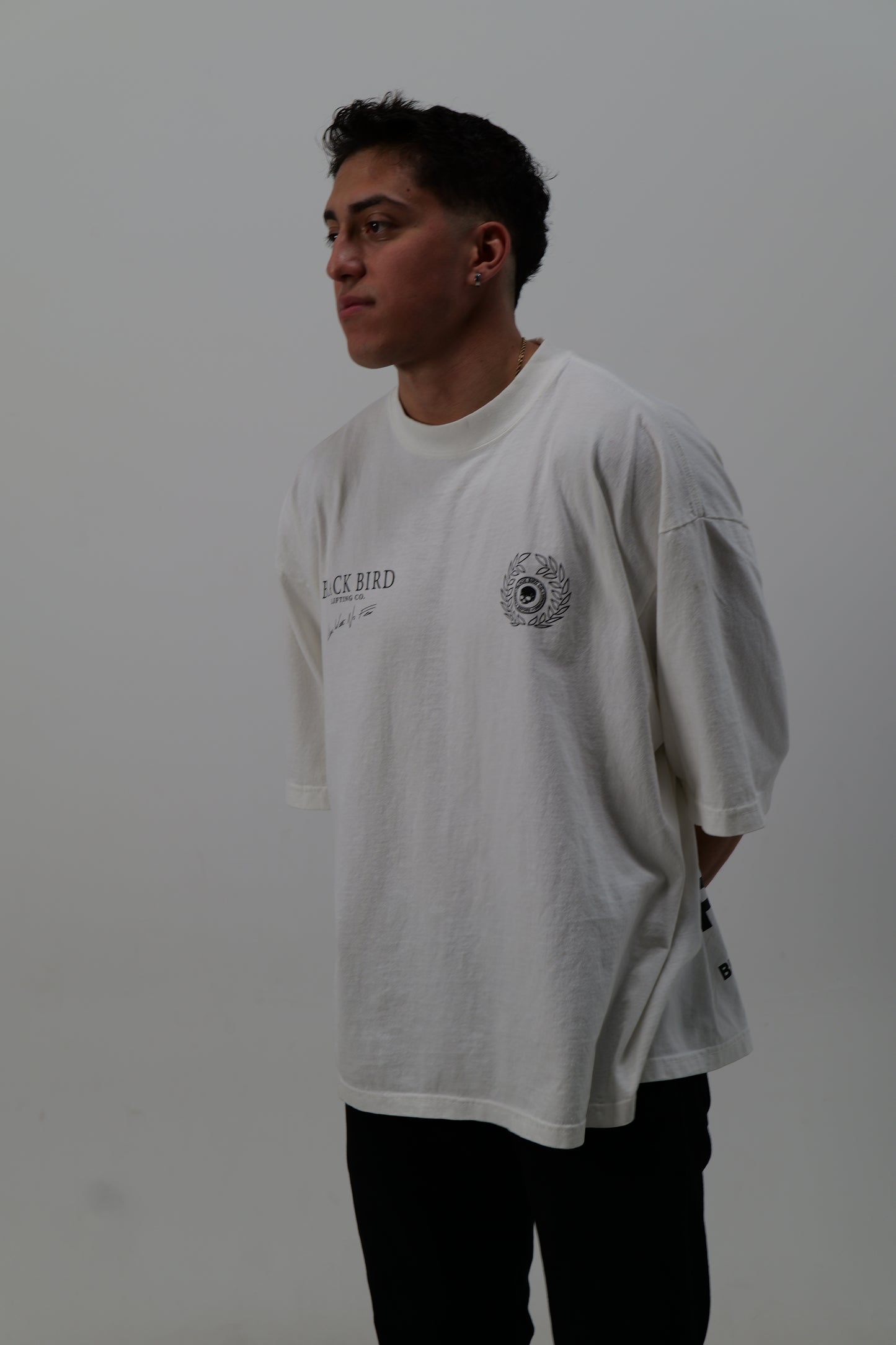 GLORY POWER PURPOSE OVERSIZED TEE WHITE