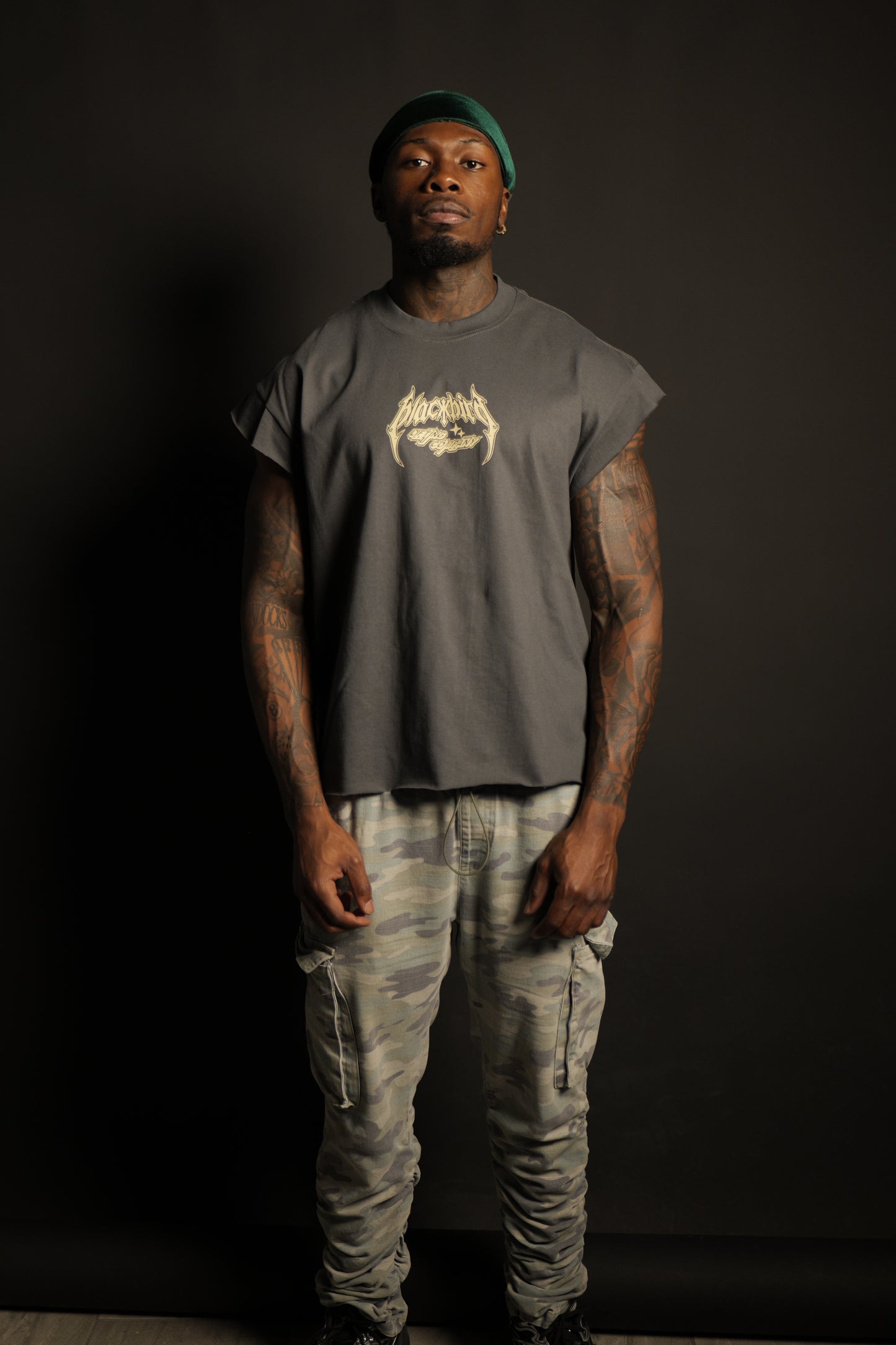 LONG LIVE BODYBUILDING "cut off" grey