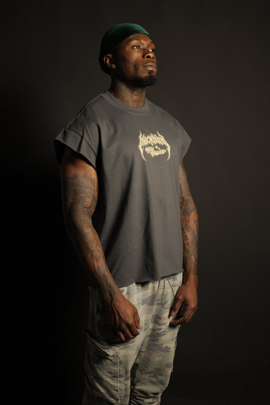 LONG LIVE BODYBUILDING "cut off" grey
