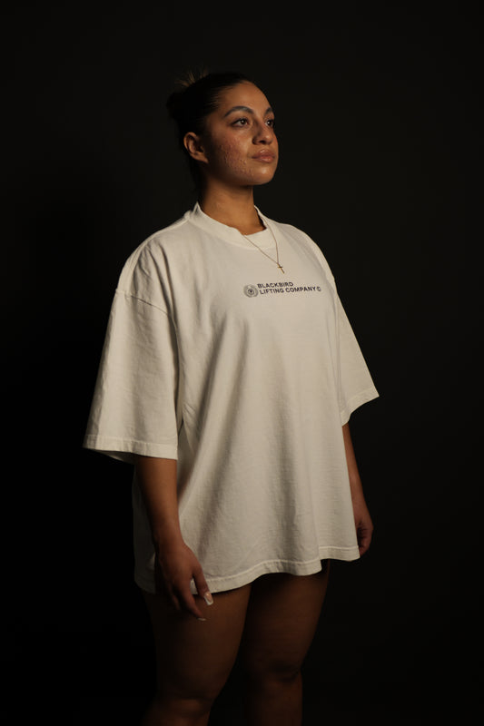 BLACKBIRD "Core Values" Oversized Tee White