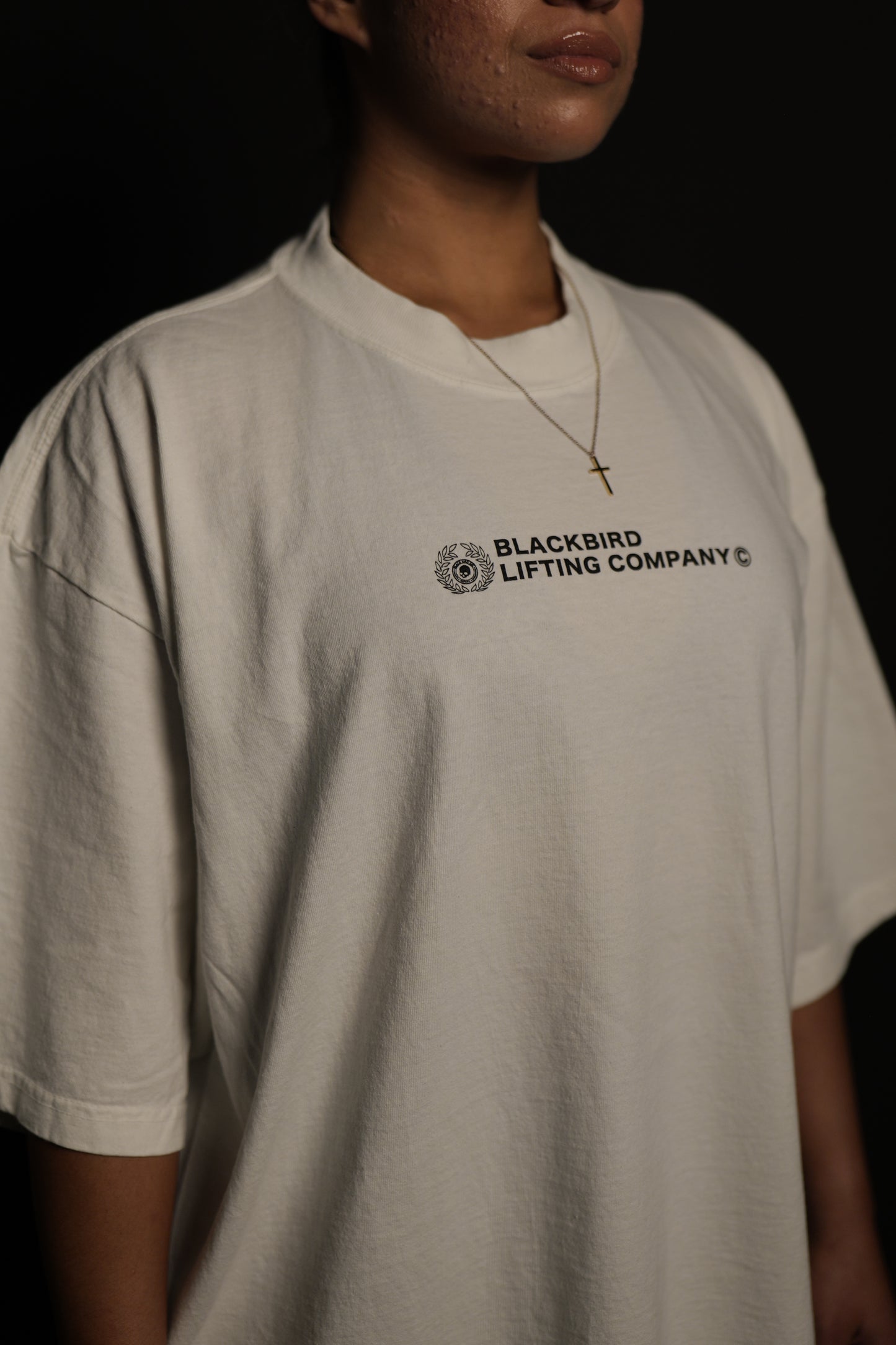 BLACKBIRD "Core Values" Oversized Tee White