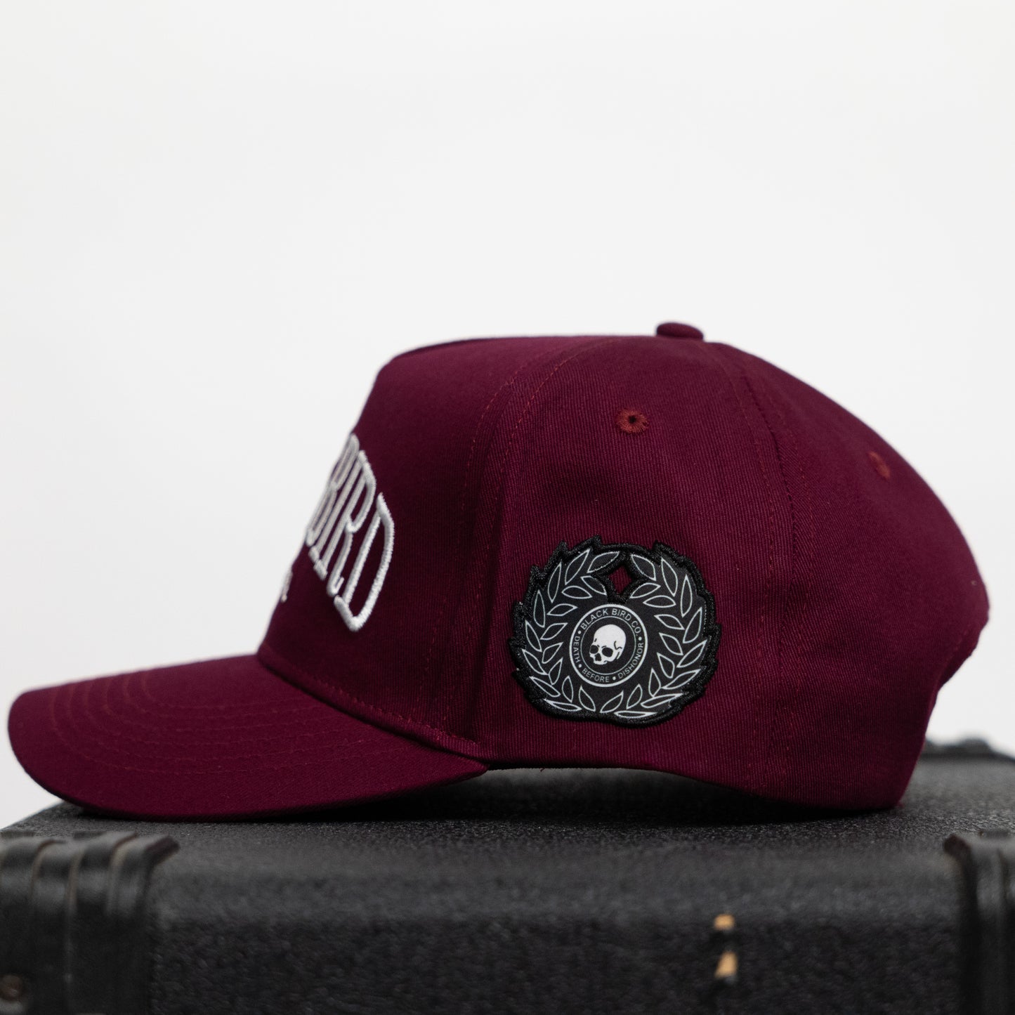 Fear No Evil Maroon Baseball Cap